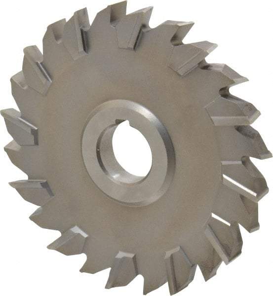 Keo - 5" Diam x 1/2" Width of Cut, 24 Teeth, High Speed Steel Side Milling Cutter - Staggered Teeth, Uncoated - Americas Industrial Supply
