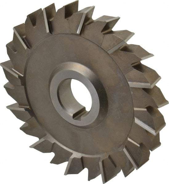 Keo - 6" Diam x 3/4" Width of Cut, 24 Teeth, High Speed Steel Side Milling Cutter - Staggered Teeth, Uncoated - Americas Industrial Supply