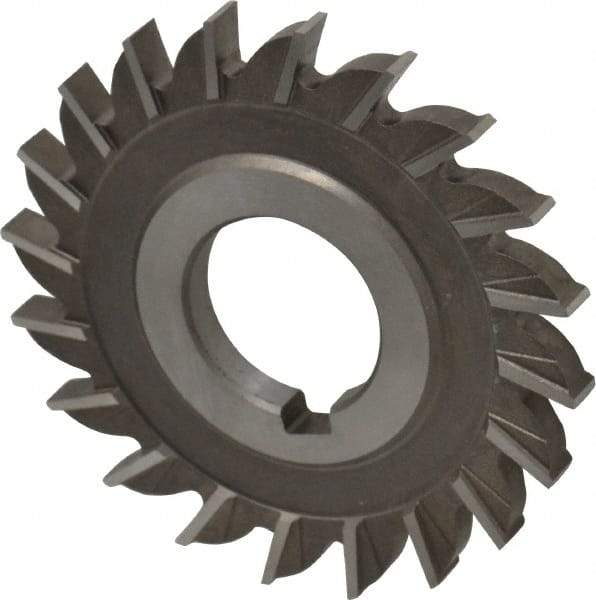 Keo - 3" Diam x 1/4" Width of Cut, 20 Teeth, High Speed Steel Side Milling Cutter - Straight Teeth, Uncoated - Americas Industrial Supply