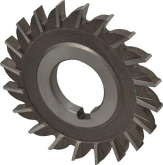 Keo - 3" Diam x 1/4" Width of Cut, 20 Teeth, High Speed Steel Side Milling Cutter - Straight Teeth, Uncoated - Americas Industrial Supply