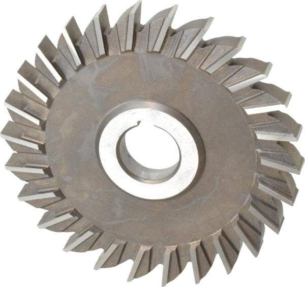 Keo - 5" Diam x 1/2" Width of Cut, 26 Teeth, High Speed Steel Side Milling Cutter - Straight Teeth, Uncoated - Americas Industrial Supply