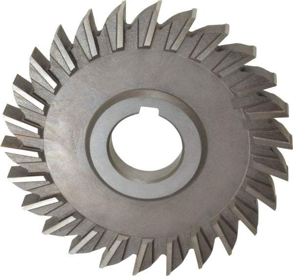 Keo - 5" Diam x 1/2" Width of Cut, 26 Teeth, High Speed Steel Side Milling Cutter - Straight Teeth, Uncoated - Americas Industrial Supply