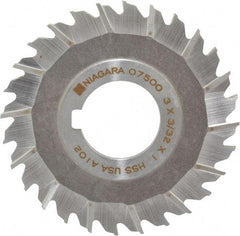 Keo - 3" Blade Diam x 3/32" Blade Thickness, 1" Hole, 28 Teeth, High Speed Steel Side Chip Saw - Staggered Tooth, Arbor Connection, Right Hand Cut, Uncoated - Americas Industrial Supply