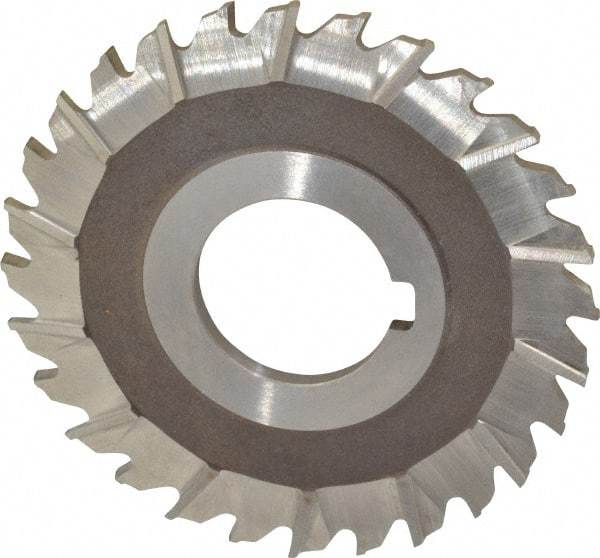 Keo - 3" Blade Diam x 1/8" Blade Thickness, 1" Hole, 28 Teeth, High Speed Steel Side Chip Saw - Staggered Tooth, Arbor Connection, Right Hand Cut, Uncoated - Americas Industrial Supply