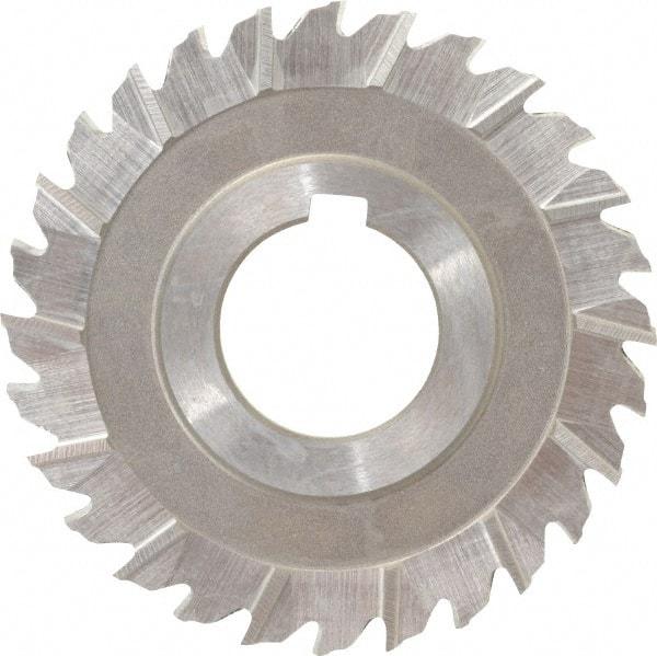 Keo - 3" Blade Diam x 3/16" Blade Thickness, 1" Hole, 28 Teeth, High Speed Steel Side Chip Saw - Staggered Tooth, Arbor Connection, Right Hand Cut, Uncoated - Americas Industrial Supply