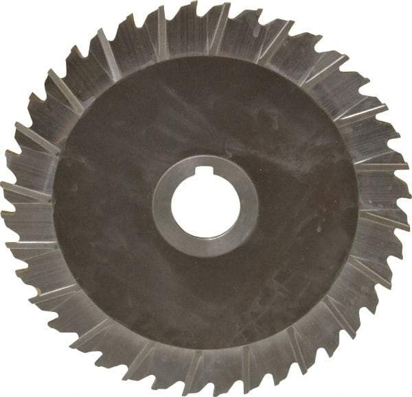 Keo - 6" Blade Diam x 1/8" Blade Thickness, 1" Hole, 40 Teeth, High Speed Steel Side Chip Saw - Staggered Tooth, Arbor Connection, Right Hand Cut, Uncoated - Americas Industrial Supply