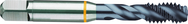 9/16-18 H3 3-Flute HSS-E Semi-Bottoming 40 degree Spiral Flute Tap-TiCN - Americas Industrial Supply