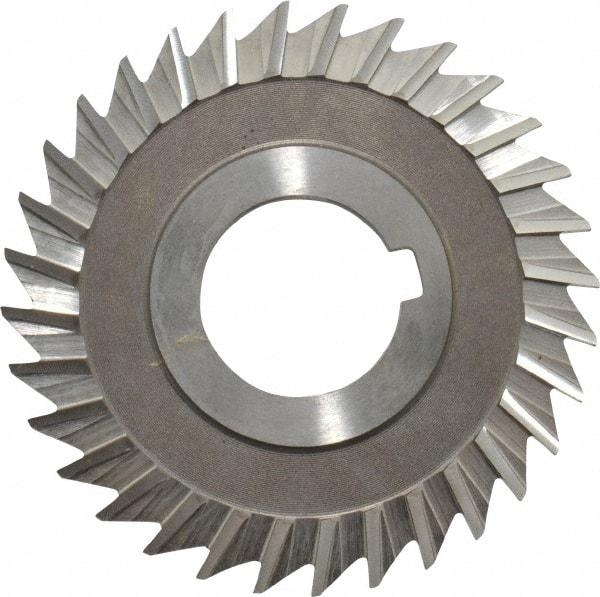 Keo - 3" Blade Diam x 3/32" Blade Thickness, 1" Hole, 32 Teeth, High Speed Steel Side Chip Saw - Straight Tooth, Arbor Connection, Right Hand Cut, Uncoated, with Keyway - Americas Industrial Supply