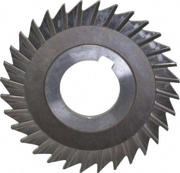 Keo - 3" Blade Diam x 1/8" Blade Thickness, 1" Hole, 32 Teeth, High Speed Steel Side Chip Saw - Straight Tooth, Arbor Connection, Right Hand Cut, Uncoated, with Keyway - Americas Industrial Supply