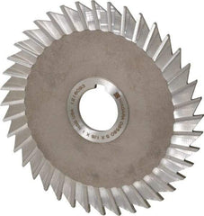 Keo - 5" Blade Diam x 1/8" Blade Thickness, 1" Hole, 40 Teeth, High Speed Steel Side Chip Saw - Straight Tooth, Arbor Connection, Right Hand Cut, Uncoated, with Keyway - Americas Industrial Supply