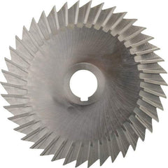 Keo - 6" Blade Diam x 1/16" Blade Thickness, 1" Hole, 42 Teeth, High Speed Steel Side Chip Saw - Straight Tooth, Arbor Connection, Right Hand Cut, Uncoated, with Keyway - Americas Industrial Supply