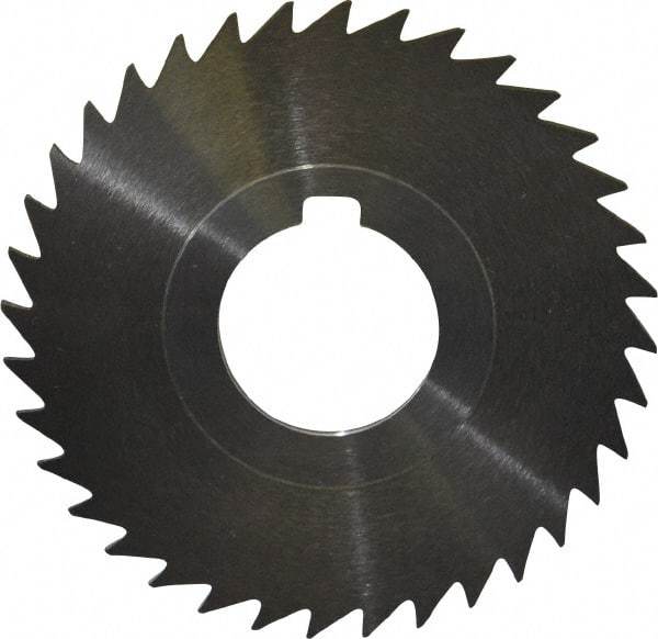 Keo - 3" Diam x 1/16" Blade Thickness x 1" Arbor Hole Diam, 36 Tooth Slitting and Slotting Saw - Arbor Connection, Right Hand, Uncoated, High Speed Steel, 10° Rake, Concave Ground - Americas Industrial Supply