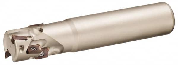 Sumitomo - 40mm Cut Diam, 32mm Shank Diam, 180mm OAL, Indexable Square Shoulder End Mill - WRX 3000 Inserts, Cylindrical Shank, 90° Lead Angle, Series WaveMill - Americas Industrial Supply