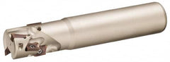 Sumitomo - 40mm Cut Diam, 32mm Shank Diam, 180mm OAL, Indexable Square Shoulder End Mill - WRX 3000 Inserts, Cylindrical Shank, 90° Lead Angle, Series WaveMill - Americas Industrial Supply