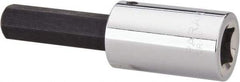 Paramount - 1/2" Drive, 1/2" Hex Bit Socket - 3-5/8" OAL, 1-7/8" Bit Length - Americas Industrial Supply