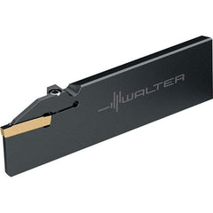 Walter - 1.2598" Blade Height, 4.3307" OAL, Left Hand Cut, Single End Indexable Cut-Off Blade - 32mm Max Depth of Cut, G1041 Blade - Americas Industrial Supply