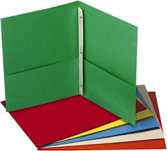 UNIVERSAL - 8-1/2" Long x 11" Wide Report Cover with Tang/Prong Binding - Assorted Colors - Americas Industrial Supply