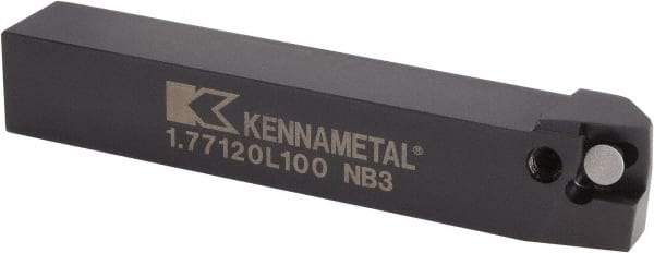 Kennametal - 1.771...75DEG, Left Hand Cut, 15° Lead Angle, 20mm Shank Height x 20mm Shank Width, Positive Rake Indexable Turning Toolholder - 125mm OAL, C8FIX12..L.. Insert Compatibility, Series Fix-Perfect - Americas Industrial Supply