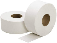 Ability One - 1,000' Roll Length x 3.7" Sheet Width, Jumbo Roll Toilet Tissue - 2 Ply, White, Recycled Fiber - Americas Industrial Supply