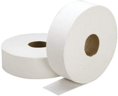 Ability One - 2,000' Roll Length x 3.7" Sheet Width, Jumbo Roll Toilet Tissue - 2 Ply, White, Recycled Fiber - Americas Industrial Supply