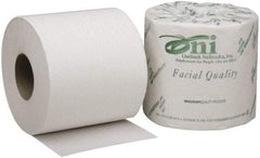 Ability One - 4" Sheet Width, Standard Roll Toilet Tissue - 550 Sheets per Roll, 2 Ply, White, Recycled Fiber - Americas Industrial Supply