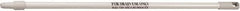 Remco - 36 x 1" Fiberglass Squeegee Handle - European Threaded Connection, White - Americas Industrial Supply