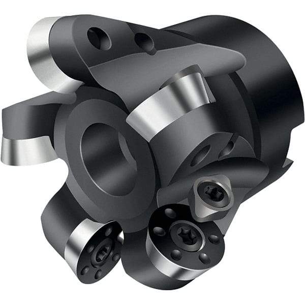 Walter - 2" Cut Diam, 0.236" Max Depth, 3/4" Arbor Hole, 5 Inserts, RD.. 1204.. Insert Style, Indexable Copy Face Mill - F2234 Cutter Style, 2" High, Through Coolant - Americas Industrial Supply