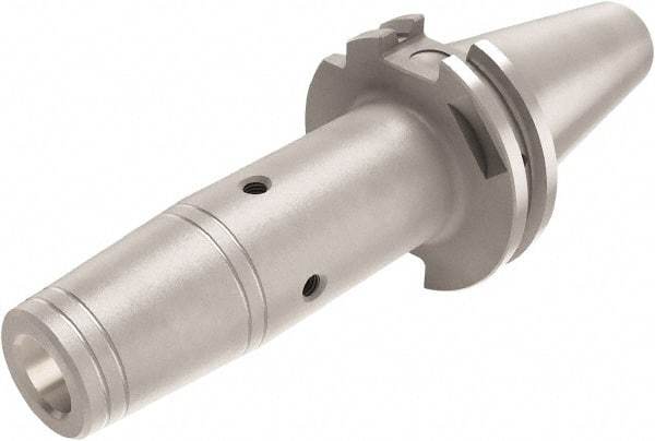 Seco - 6mm Hole Diam, DIN69871-40 Taper Shank Shrink Fit Tool Holder & Adapter - 6.299" Projection, 0.827" Nose Diam, 0.866" Clamping Depth, 45,000 RPM, Through Coolant - Exact Industrial Supply