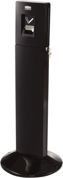 Rubbermaid - 1.6 Gal Metal Cigarette & Cigar Receptacle - 42.8" High - Americas Industrial Supply