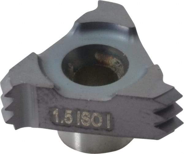 Carmex - C181.5 Grade MT7, Internal ISO Threading Insert - 1.5mm Int Pitch, TiAlN Finish - Americas Industrial Supply