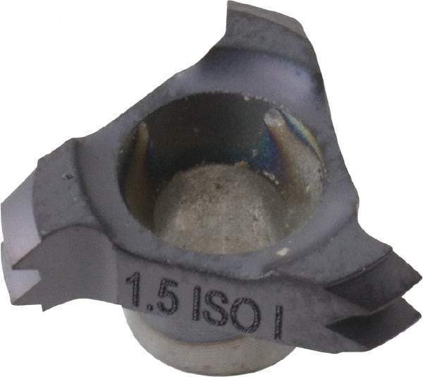 Carmex - C121.5 Grade MT7, Internal ISO Threading Insert - 1.5mm Int Pitch, TiAlN Finish - Americas Industrial Supply