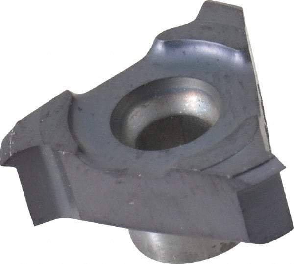 Carmex - C18 A60 Grade MT7, Internal/External Threading Insert - 0.4 to 0.8mm & 64 to 32 TPI Ext Pitch, \xA00.5 to 0.8mm & 56 to 28 TPI Int Pitch, TiAlN Finish - Americas Industrial Supply