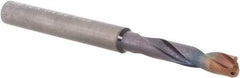 Walter-Titex - 3/16" 140° Spiral Flute Solid Carbide Screw Machine Drill Bit - Double Coating Finish, Right Hand Cut, 28mm Flute Length, 66mm OAL, X-treme Plus Point, Straight Shank, Through Coolant - Americas Industrial Supply