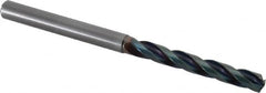 OSG - 7.5mm 140° Solid Carbide Jobber Drill - WD1 Finish, Spiral Flute, Straight Shank, 118mm OAL, Split Point - Americas Industrial Supply