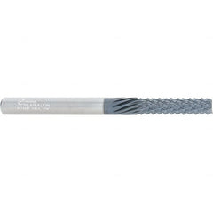 Onsrud - 1/4" Diam, 1" LOC, End Mill End, Solid Carbide Diamond Pattern Router Bit - Right Hand Cut, 3" OAL, 1/4" Shank Diam, Use on Composites - Americas Industrial Supply