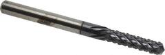 Onsrud - 1/8" Diam, 1/2" LOC, Drill Point End, Solid Carbide Diamond Pattern Router Bit - Right Hand Cut, 1-1/2" OAL, 1/8" Shank Diam, Use on Composites - Americas Industrial Supply