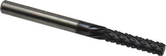 Onsrud - 1/8" Diam, 1/2" LOC, Plain End, Solid Carbide Diamond Pattern Router Bit - Right Hand Cut, 1-1/2" OAL, 1/8" Shank Diam, Use on Composites - Americas Industrial Supply