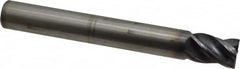Kennametal - 3/4", 1" LOC, 3/4" Shank Diam, 6" OAL, 4 Flute, Solid Carbide Square End Mill - Single End, AlTiN Finish, Spiral Flute, 38° Helix, Centercutting, Right Hand Cut, Right Hand Flute, Series HPRSHV - Americas Industrial Supply