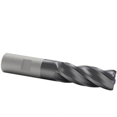 Kennametal - 5/8", 4 Flute, Solid Carbide, 0.09" Corner Radius End Mill - 3-1/2" OAL, 1-1/4" LOC - Americas Industrial Supply