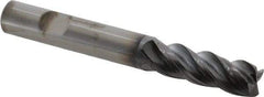 Kennametal - 1/2", 4 Flute, Solid Carbide, 0.03" Corner Radius End Mill - 4" OAL, 1-1/2" LOC - Americas Industrial Supply