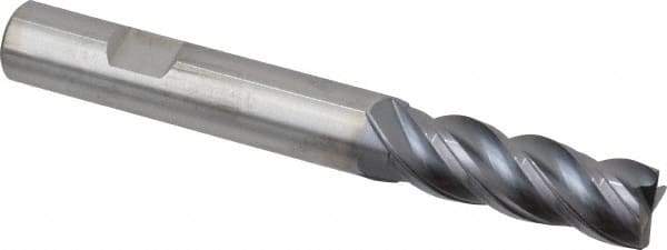 Kennametal - 1/2", 4 Flute, Solid Carbide, Corner Chamfer End Mill - 4" OAL, 1-1/2" LOC - Americas Industrial Supply