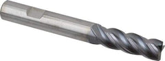 Kennametal - 1/2", 4 Flute, Solid Carbide, Corner Chamfer End Mill - 4" OAL, 1-1/2" LOC - Americas Industrial Supply