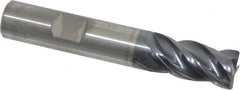 Kennametal - 1/2", 4 Flute, Solid Carbide, Corner Chamfer End Mill - 3" OAL, 1" LOC - Americas Industrial Supply