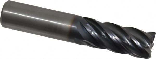 Kennametal - 3/4", 5 Flute, Solid Carbide, 0.03" Corner Radius End Mill - 4" OAL, 1-1/2" LOC - Americas Industrial Supply