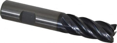 Kennametal - 16mm, 5 Flute, Solid Carbide, 0.75mm Corner Radius End Mill - 92mm OAL, 32mm LOC - Americas Industrial Supply