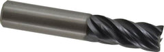 Kennametal - 16mm, 5 Flute, Solid Carbide, 0.75mm Corner Radius End Mill - 92mm OAL, 32mm LOC - Americas Industrial Supply