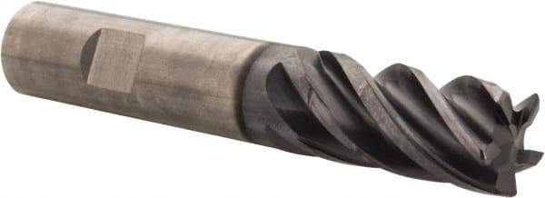 Kennametal - 14mm, 5 Flute, Solid Carbide, 0.75mm Corner Radius End Mill - 83mm OAL, 26mm LOC - Americas Industrial Supply