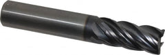 Kennametal - 14mm Diam 5 Flute Solid Carbide 0.75mm Corner Radius End Mill - Americas Industrial Supply