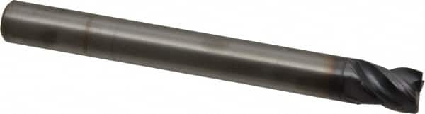 Kennametal - 5/8", 4 Flute, Solid Carbide, Corner Chamfer End Mill - 6" OAL, 5/8" LOC - Americas Industrial Supply