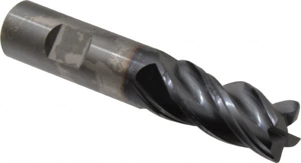 Kennametal - 3/4", 4 Flute, Solid Carbide, Corner Chamfer End Mill - 4" OAL, 1-5/8" LOC - Americas Industrial Supply